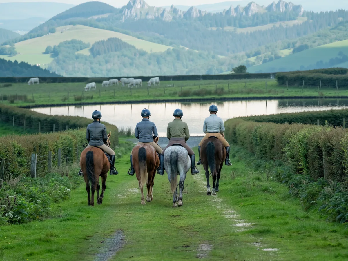 Balade à cheval en Isère, autour de Roybon