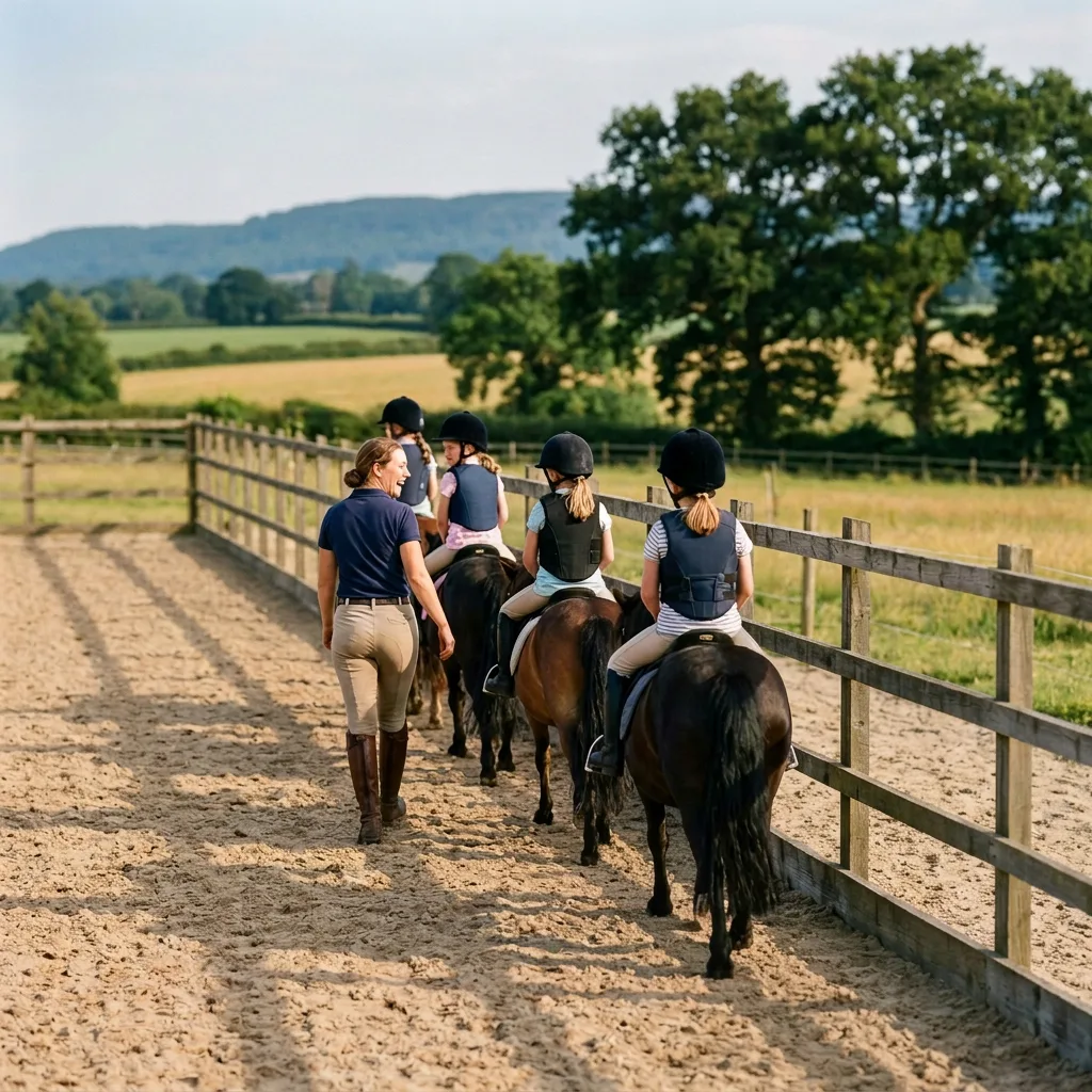 Cours de poney à Roybon, Isère